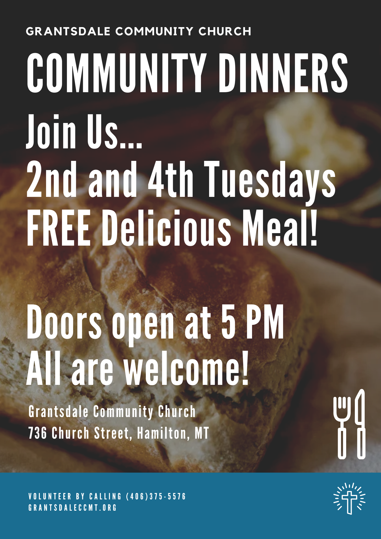 GDCC - Community Dinners Poster